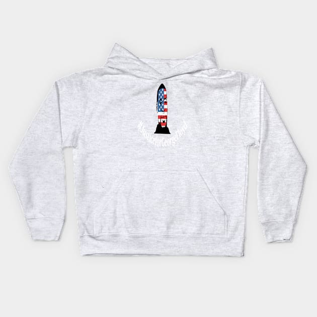 Justice for George Floyd Kids Hoodie by bratshirt